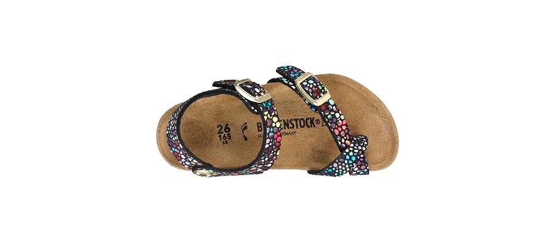 Taormina Birkenstock Microfibre Narrow Detske Čierne | SK 465HAP